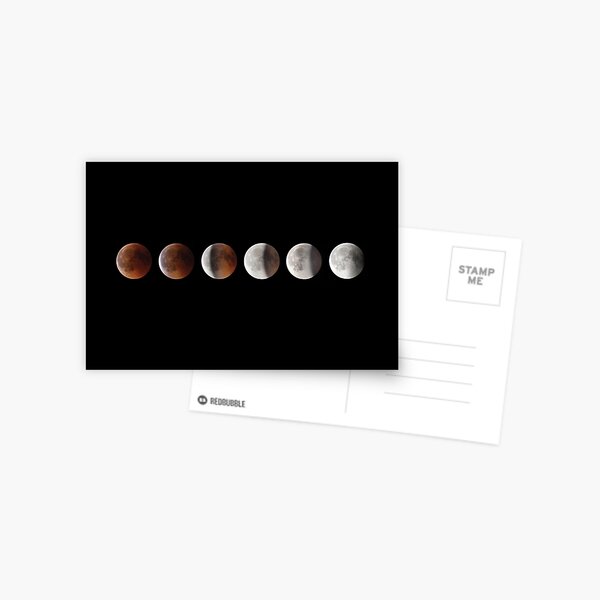 Super blood moon Postcard