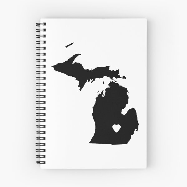 Item preview, Michigan Love in Black designed and sold by Maren Misner.