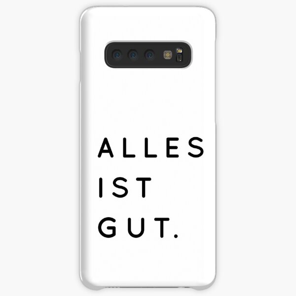 Alles ist Gut | Typography Minimalist Version Samsung Galaxy Snap Case