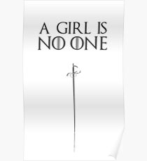 A Girl is No one Arya Poster