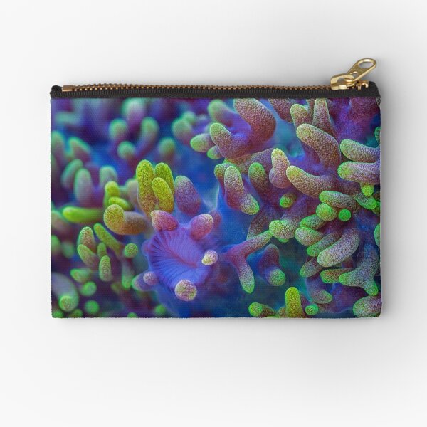 Corallimorph Zipper Pouch