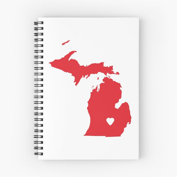 Item preview, Michigan Love in Red designed and sold by Maren Misner.