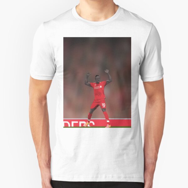 Sadio Mane Celebrates - Liverpool FC Slim Fit T-Shirt