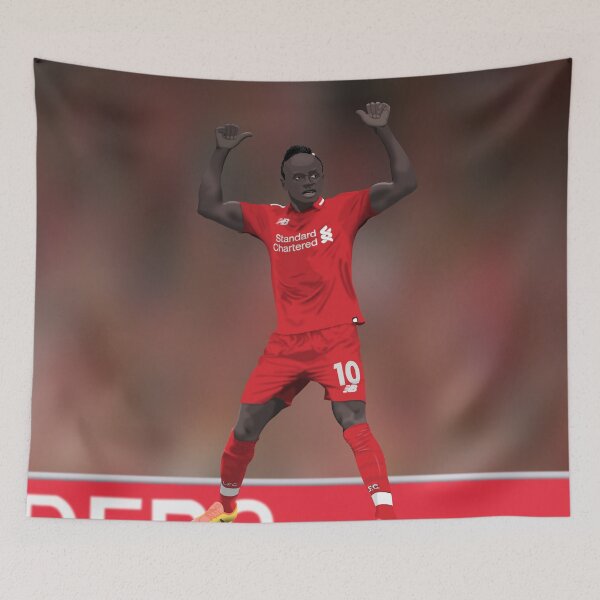 Item preview, Sadio Mane Celebrates - Liverpool FC designed and sold by talklfcpodcast.