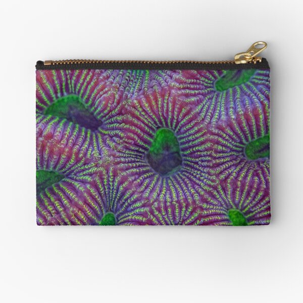 Favites coral Zipper Pouch