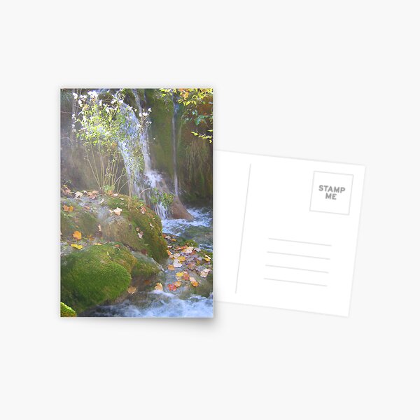 MISTY WATERFALL Postcard