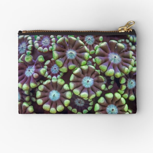 Alveopora coral Zipper Pouch