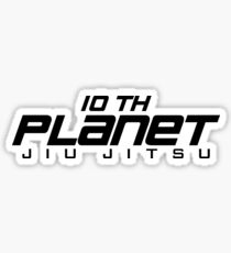 10th Planet Jiu-Jitsu Black Sticker