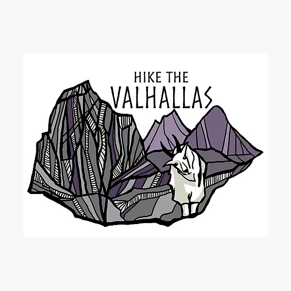 Hike the Valhallas Photographic Print