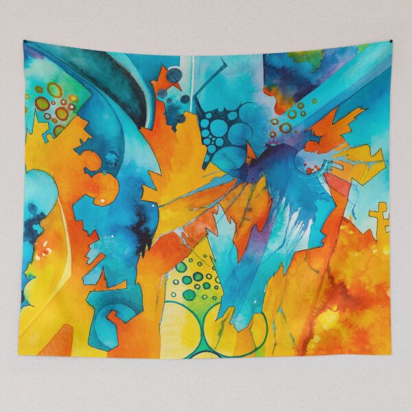 Item preview, Are They Unicorns or Horniecornies? - Watercolor Painting designed and sold by jeffjag.