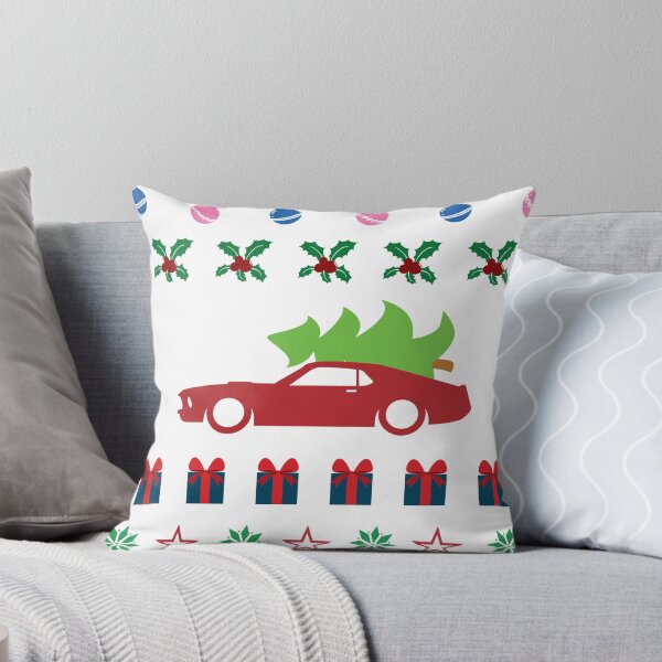 Item preview, 1969 Mustang Christmas Tree Red designed and sold by StickerNation.