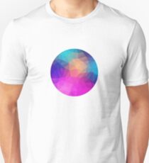 Purple and Blue Triangle Gradient Unisex T-Shirt