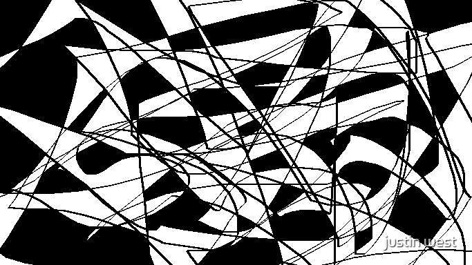 "black and white designs" by justin west | Redbubble