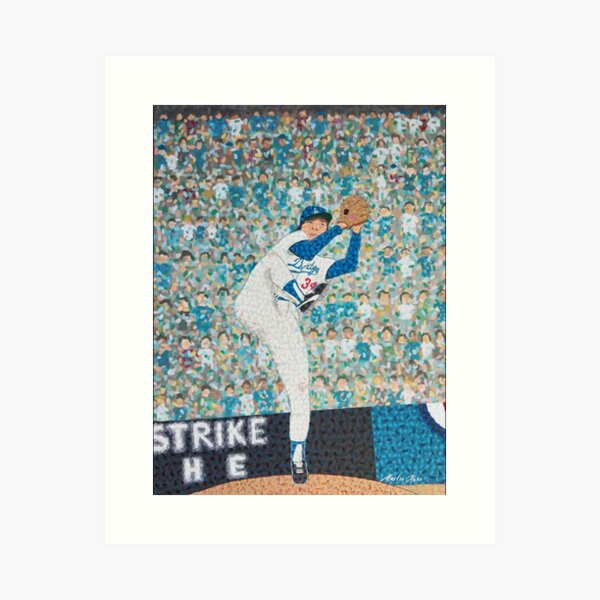 Fernando Valenzuela Stats Print Wall Art Vintage Poster 