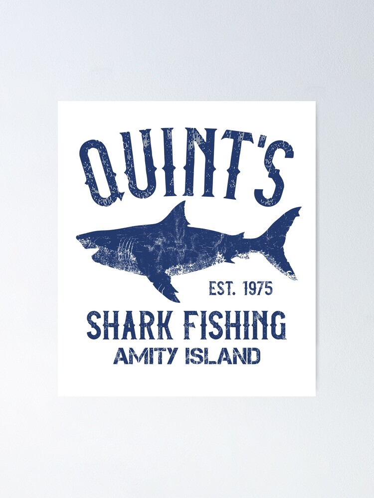 Funny Fishing Men's classic tee, Quint's Shark Fishing Established