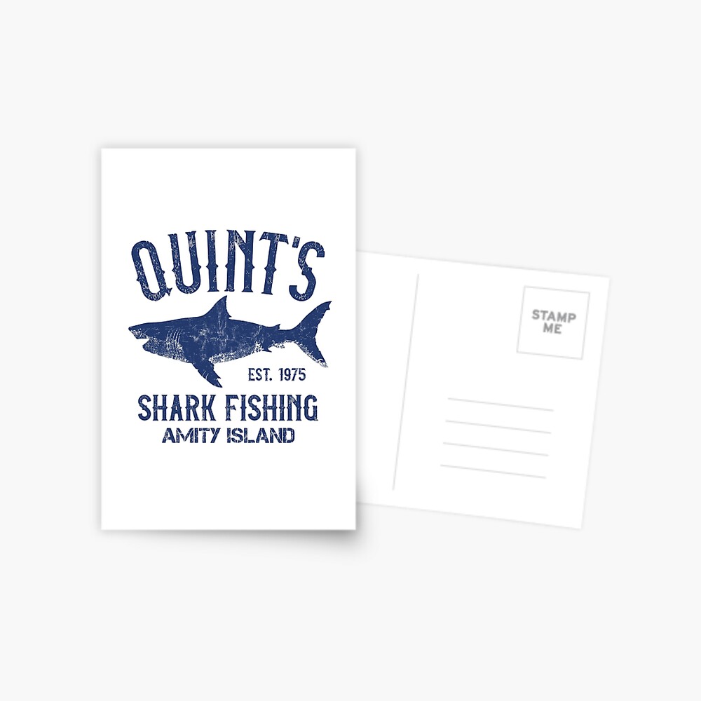 Quint's Shark Fishing - Amity Island 1975 | Postcard