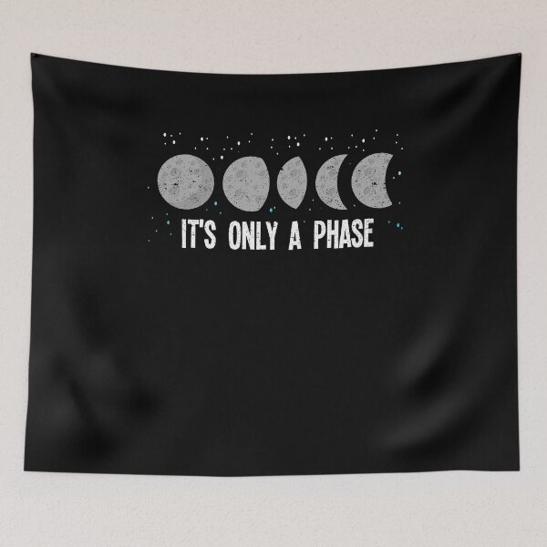 Item preview, It's Only A Phase Moon Space Astronaut Pun Science designed and sold by Kieran Abbott.