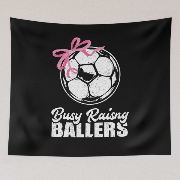 Item preview, Busy Raising Ballers Soccer Sport Mom Mother Athlete designed and sold by Kieran Abbott.