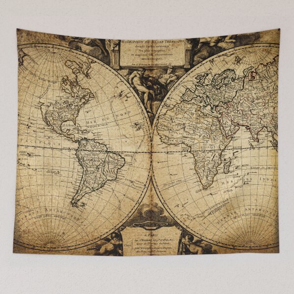 Item preview, Vintage Map #2 designed and sold by WandaStar.