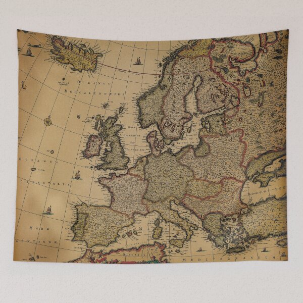Item preview, Vintage Map #3 designed and sold by WandaStar.