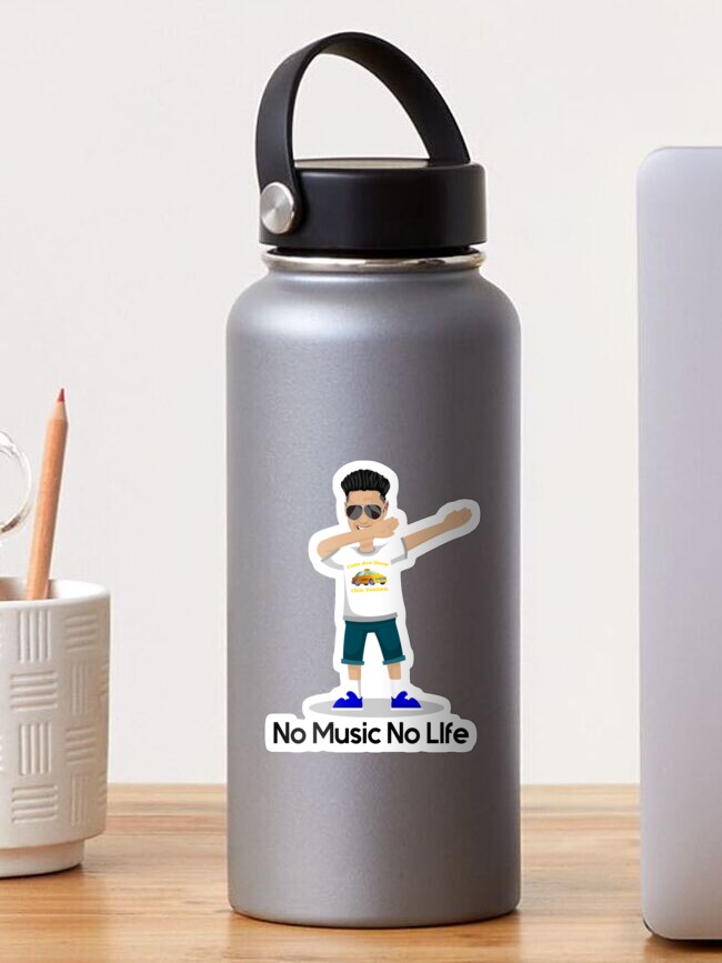 Thumbnail 1 von 3, Sticker, Keine Musik Kein Leben DJ Pauly D tupfte mit Schatten auf designt und verkauft von TeagoShirts.