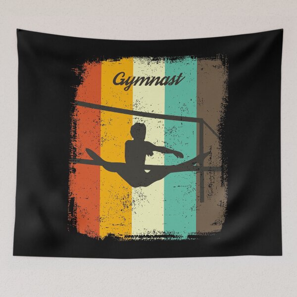 Item preview, Gymnastics Retro 70s Vintage Uneven Bars Girl Gift designed and sold by cgocgy.