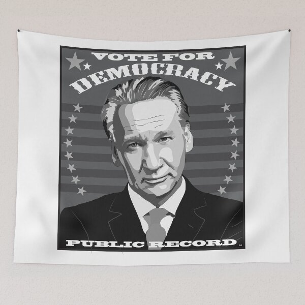 Item preview, Public Record Bill Maher designed and sold by RWAlbrecht.