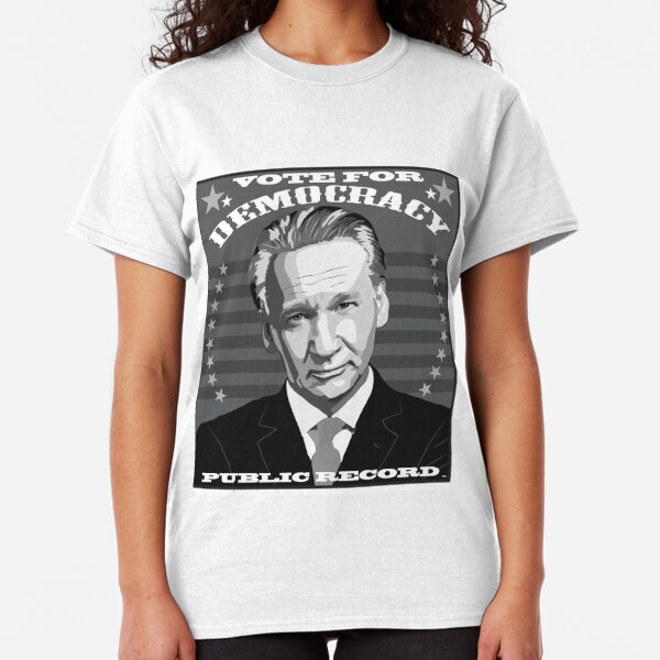 real time with bill maher t shirt