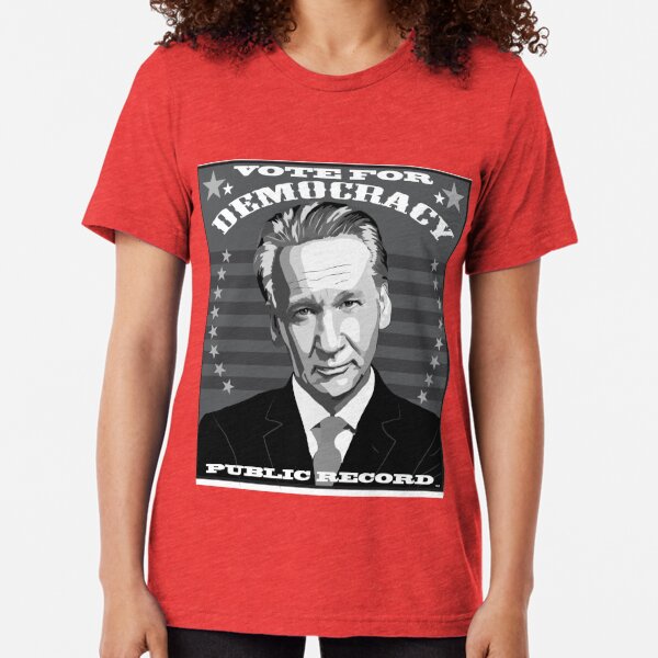 real time with bill maher t shirt