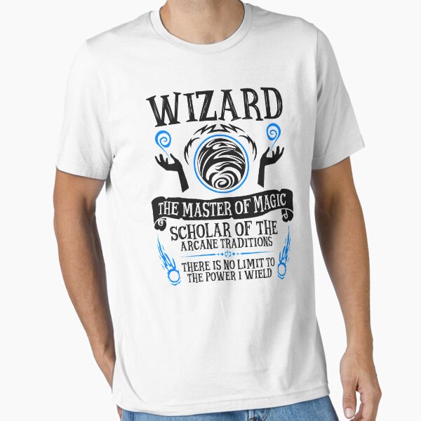 Item preview, WIZARD, The Master of Magic - Dungeons & Dragons (Black Text) designed and sold by enduratrum.