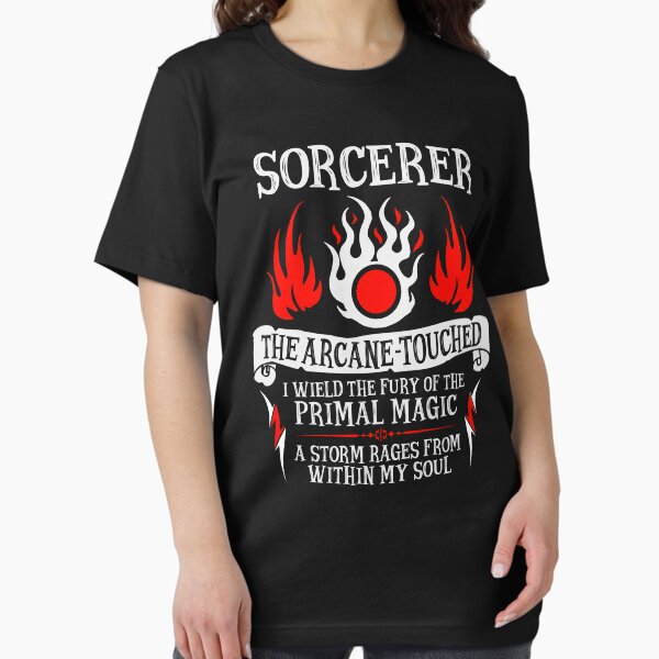 Item preview, SORCERER, The Arcane-Touched - Dungeons & Dragons (White Text) designed and sold by enduratrum.