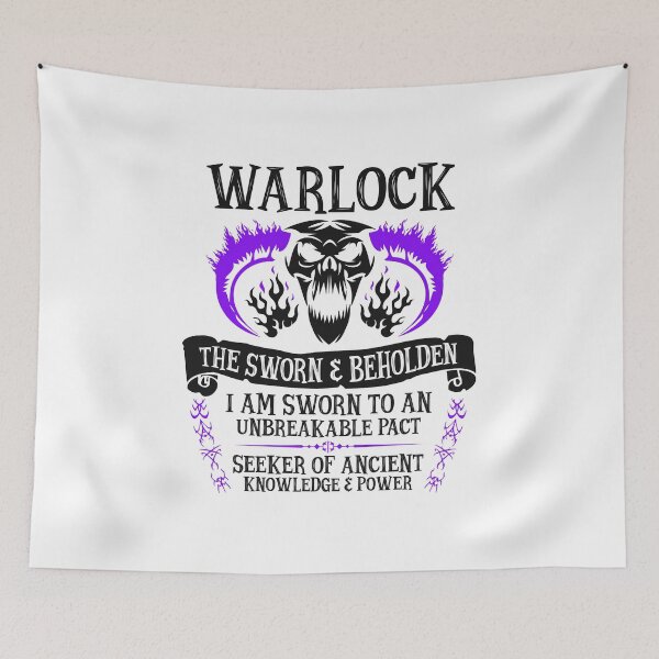 Item preview, WARLOCK, THE SWORN AND BEHOLDEN - Dungeons & Dragons (Black Text) designed and sold by enduratrum.