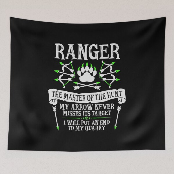 Item preview, RANGER, The Master of the Hunt - Dungeons & Dragons (White Text) designed and sold by enduratrum.
