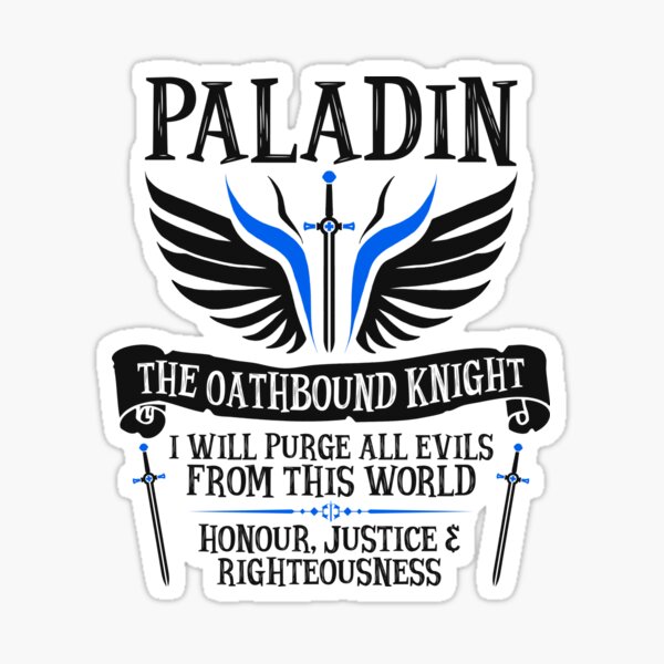 Item preview, PALADIN, THE OATHBOUND KNIGHT - Dungeons & Dragons (Black) designed and sold by enduratrum.