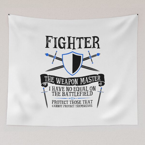 Item preview, FIGHTER, THE WEAPON MASTER  - Dungeons & Dragons (White) designed and sold by enduratrum.