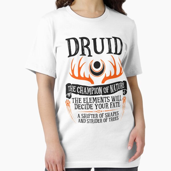 Item preview, DRUID, THE CHAMPION OF NATURE - Dungeons & Dragons (Black) designed and sold by enduratrum.