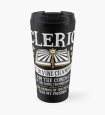 CLERIC, THE DIVINE CHAMPION - Dungeons & Dragons (Black) Travel Mug