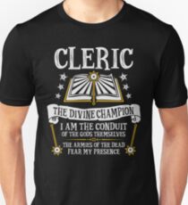 Camiseta ajustada CLERIC, EL DIVINO CAMPEÓN - Dungeons & Dragons (Negro)