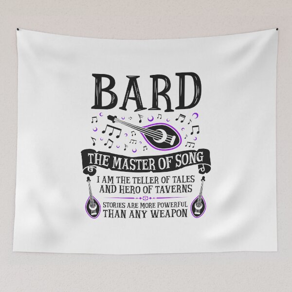 Item preview, BARD, THE MASTER OF SONG - Dungeons & Dragons (Black) designed and sold by enduratrum.