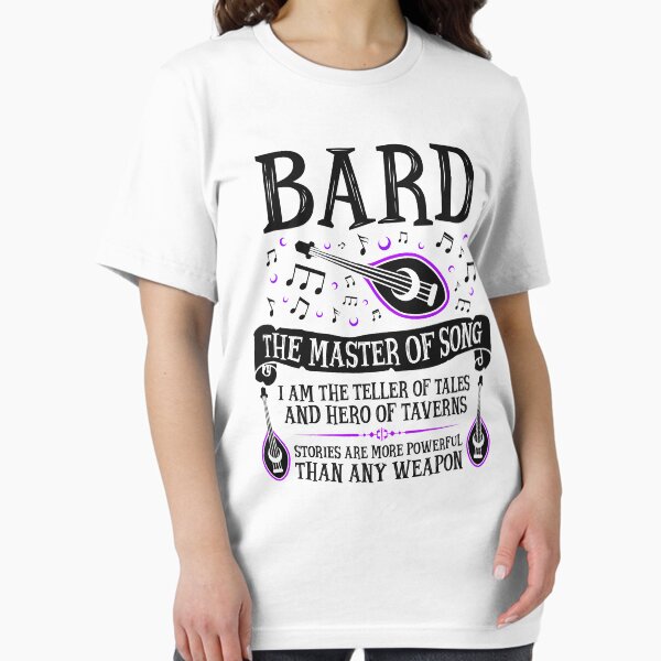 Item preview, BARD, THE MASTER OF SONG - Dungeons & Dragons (Black) designed and sold by enduratrum.