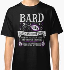 BARD, THE MASTER OF SONG - Dungeons & Dragons (White) Classic T-Shirt