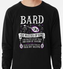 BARD, THE MASTER OF SONG - Dungeons & Dragons (White) Lightweight Sweatshirt