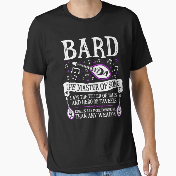 Item preview, BARD, THE MASTER OF SONG - Dungeons & Dragons (White) designed and sold by enduratrum.