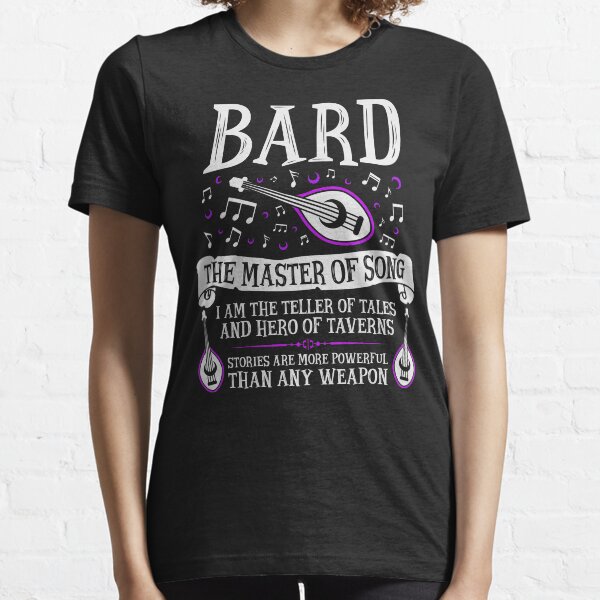 BARD, THE MASTER OF SONG - Dungeons & Dragons (White) Essential T-Shirt