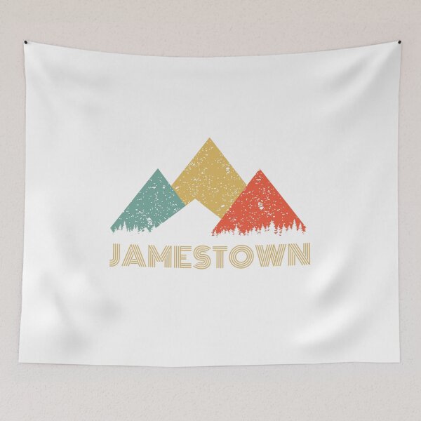 Item preview, Retro City of Jamestown Mountain Shirt designed and sold by Theodore Cory.