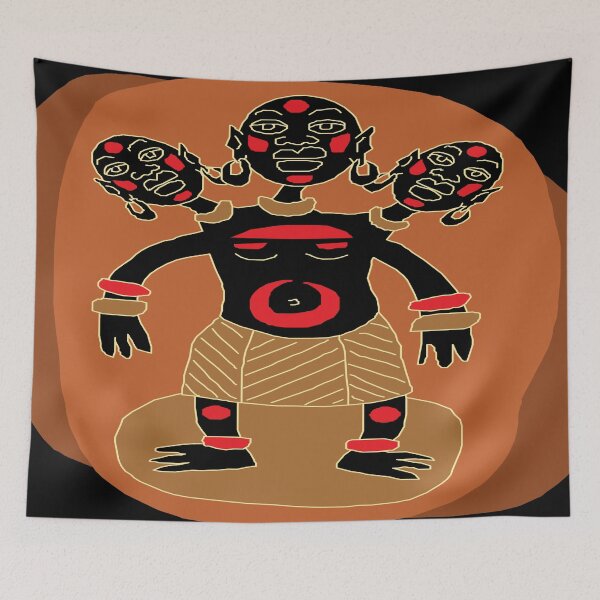 Item preview, Three Headed African Warriror designed and sold by cutiepietees.
