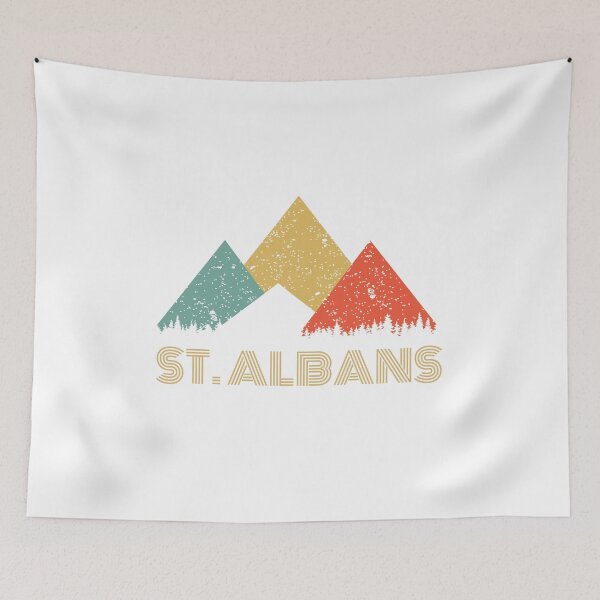 Item preview, Retro City of St. Albans Mountain Shirt designed and sold by Theodore Cory.