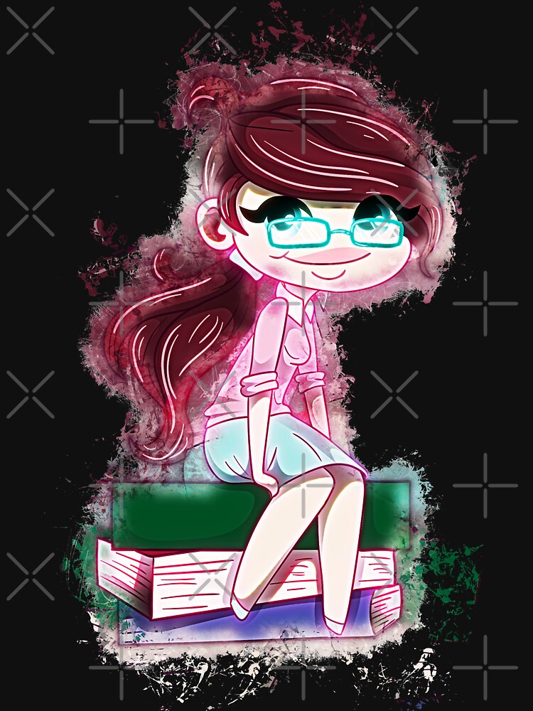 Teenager books glowing Art by VincentW91
