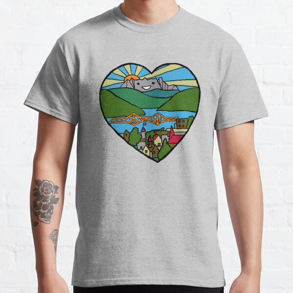 Happy Little Mountain Town Classic T-Shirt