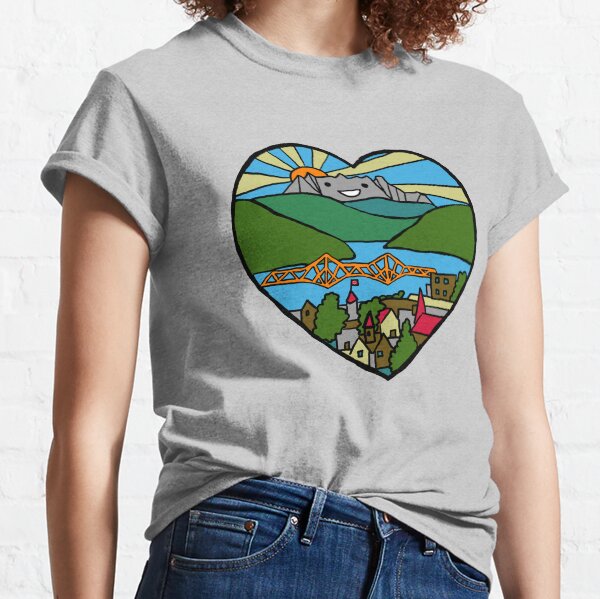Happy Little Mountain Town Classic T-Shirt